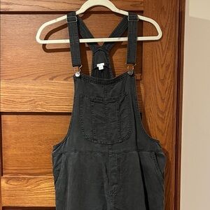 Aerie dark gray overalls